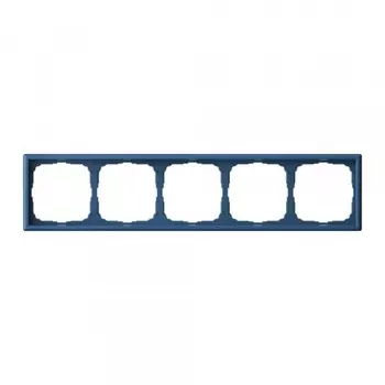 Рамка Systeme Electric ArtGallery пятиместная аквамарин (SE GAL001105)