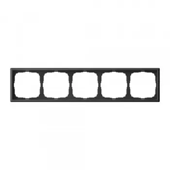 Рамка Systeme Electric ArtGallery пятиместная базальт (SE GAL001405)