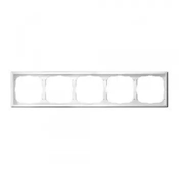 Рамка Systeme Electric ArtGallery пятиместная белая (GAL000105)