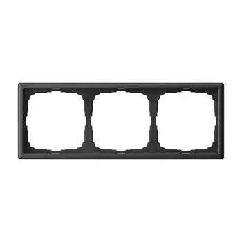 Рамка Systeme Electric ArtGallery трехместная базальт (SE GAL001403)