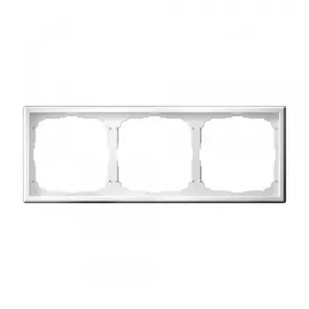 Рамка Systeme Electric ArtGallery трехместная белая (GAL000103)