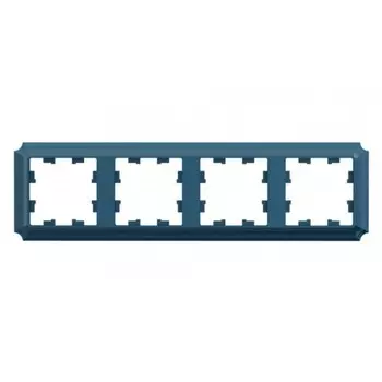 Рамка Systeme Electric AtlasDesign Antique четырехместная изумруд (ATN100804)