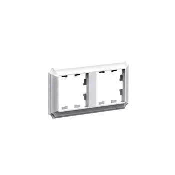 Рамка Systeme Electric AtlasDesign Antique двухместная лотос (ATN101302)