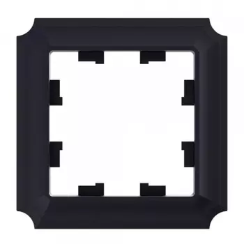 Рамка Systeme Electric AtlasDesign Antique одноместная карбон (ATN101001)