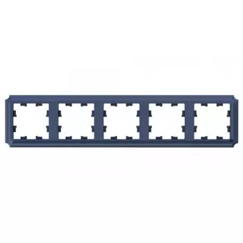 Рамка Systeme Electric AtlasDesign Antique пятиместная грифель (ATN100705)