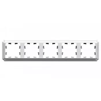 Рамка Systeme Electric AtlasDesign Antique пятиместная лотос (ATN101305)