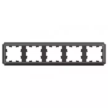 Рамка Systeme Electric AtlasDesign Antique пятиместная мокко (ATN100605)