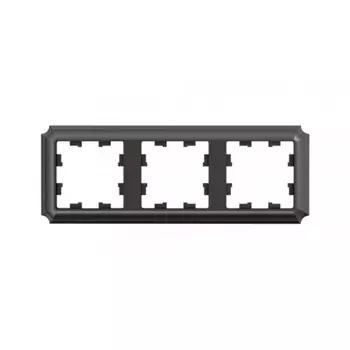 Рамка Systeme Electric AtlasDesign Antique трехместная мокко (ATN100603)