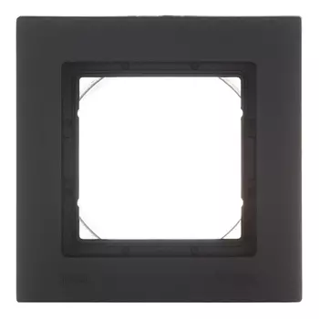 Рамка Systeme Electric AtlasDesign Aqua одноместная карбон (ATN441001)