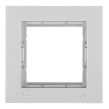 Рамка Systeme Electric AtlasDesign Aqua одноместная алюминий (ATN440301)