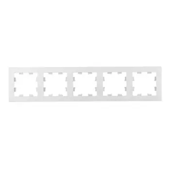 Рамка Systeme Electric AtlasDesign пятиместная алюминий (ATN000305)