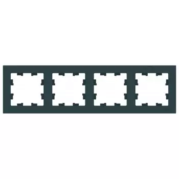 Рамка Systeme Electric AtlasDesign четырехместная изумруд (ATN000804)