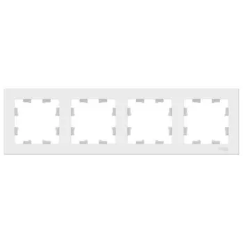 Рамка Systeme Electric AtlasDesign четырехместная лотос (ATN001304)