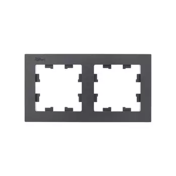 Рамка Systeme Electric AtlasDesign двухместная мокко (ATN000602)