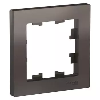 Рамка Systeme Electric AtlasDesign одноместная мокко (ATN000601)