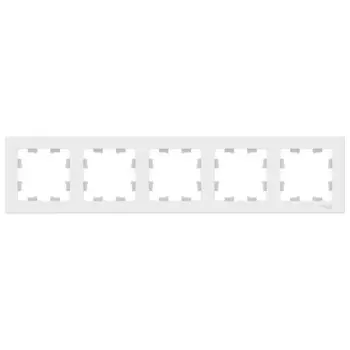 Рамка Systeme Electric AtlasDesign пятиместная лотос (ATN001305)