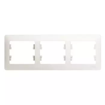 Рамка Systeme Electric Glossa четырехместная перламутр (GSL000604)