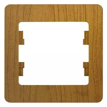 Рамка Systeme Electric Glossa одноместная дуб (GSL000501)