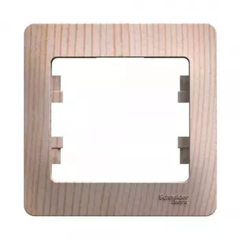 Рамка Systeme Electric Glossa одноместная сосна (SE GSL001501)