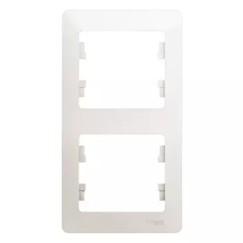 Рамка Systeme Electric Glossa трехместная перламутр (GSL000607)