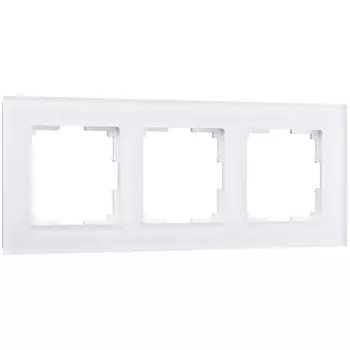 Рамка Werkel Favorit трехместная белая матовая (a051286)