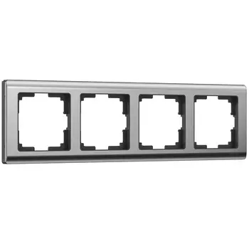 Рамка Werkel Metallic четырехместная никель глянцевая (a051004)