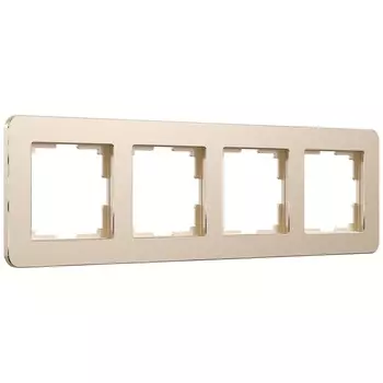 Рамка Werkel Platinum четырехместная шампань (a059220)