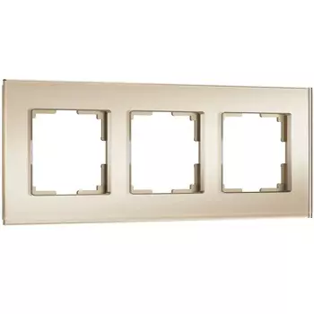 Рамка Werkel Senso трехместная шампань (a064578)