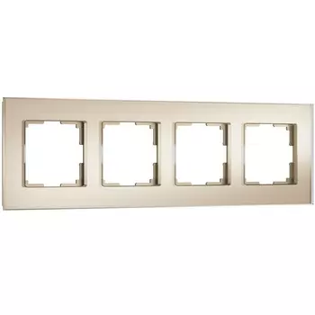 Рамка Werkel Senso четырехместная шампань (a064579)
