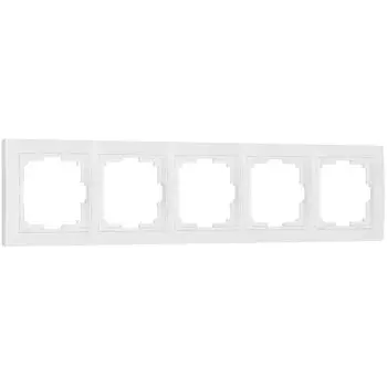 Рамка Werkel Snabb пятиместная белая (a051300)