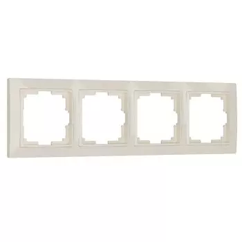 Рамка Werkel Snabb Basic четырехместная слоновая кость (a051306)