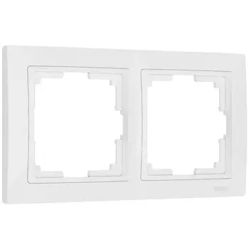 Рамка Werkel Snabb Basic двухместная белая (a051305)