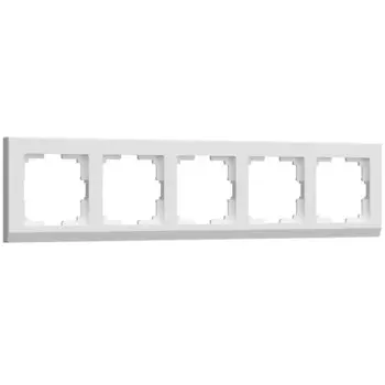 Рамка Werkel Stark пятиместная белая (a050911)
