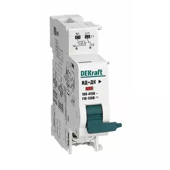 Расцепитель Dekraft НД-101 (18102DEK) независимый 220 В 6 А для автоматического выключателя ВА-101
