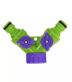 Распределитель 3/4 для поливочного шланга Palisad два выхода (66426)