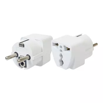 Разветвитель 1 розетка азия Dwi 16 А 230 В 3,68 кВт белый (27405 6)