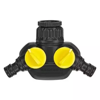 Разветвитель 3/4х1/2 для шланга Karcher пластиковый (2.645-199.0)