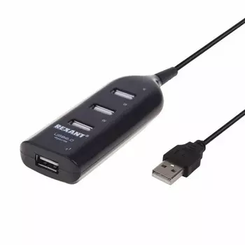 Разветвитель USB 2.0 Rexant на 4 порта (18-4105)