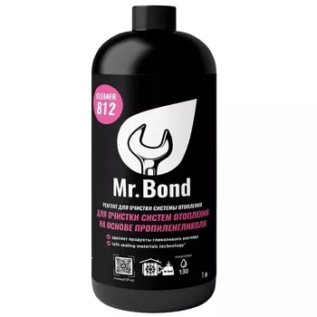 Реагент Mr.Bond Cleaner 812 для очистки систем отопления 1 л