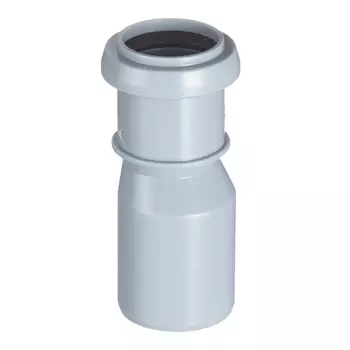 Переходник Valfex d40х32 мм пластиковый эксцентрический для внутренней канализации