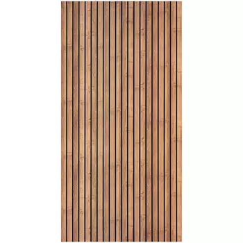 Реечная панель МДФ коричневая 2440x1220x6 мм Стильный Дом 2,98 кв.м (v92728)