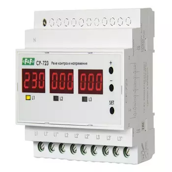 Реле напряжения модульное F&F CP-723 (EA04.009.015) 230 В 63 А