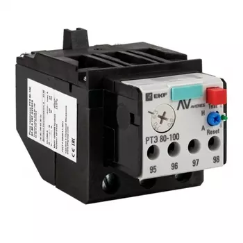 Реле тепловое EKF РТЭ 80-100 20-32А (rel-80-100-20-32-av) 660 В 32 А 3P