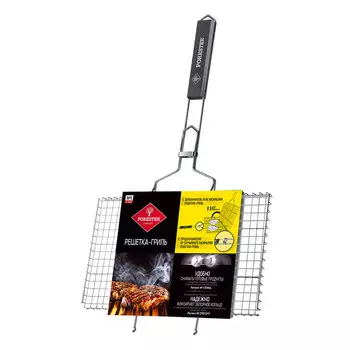 Решетка-гриль универсальная Forester сталь с пищевым коррозионностойким покрытием 69х2,5х40 см