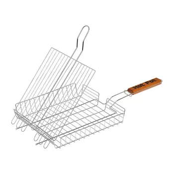 Решетка-гриль универсальная Hot Pot высококачественная сталь с пищевым покрытием 25х25х4 см