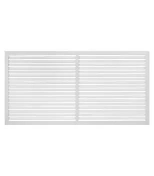 Решетка вентиляционная ПВХ Era ПР 600х1200 мм белая