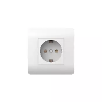 Розетка Chint NEW3-E встраиваемая белая со шторками (431534)