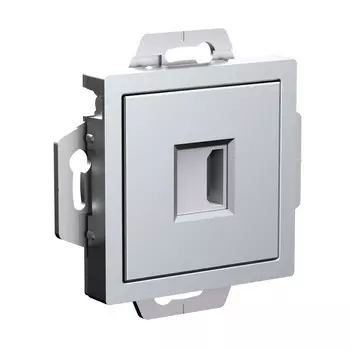 Розетка HDMI Systeme Electric AtlasDesign встраиваемая алюминий (ATN000380)