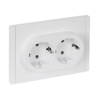 Розетка IEK Forte&Piano FP224 встраиваемая белая (FP-R21-16-1-K01)