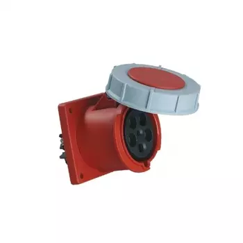 Розетка силовая настенная EKF PROxima с заземлением 3Р+РЕ+N 125 А 380 В IP67 (ps-3452-125-380)